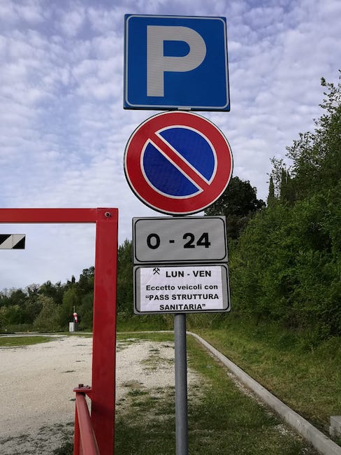 parcheggio elisuperificie disposizione operatori sanitari