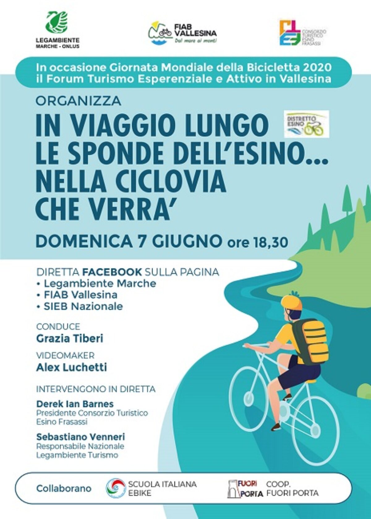 Montemarciano, Giornata mondiale della bicicletta: diretta Facebook