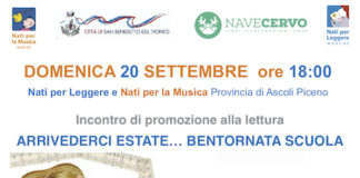 San Benedetto, “Arrivederci Estate..Bentornata Scuola”: il 20 settembre l’incontro