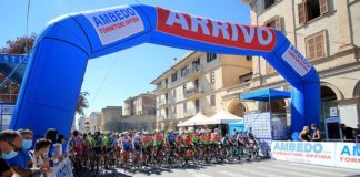 Giro delle Marche in Rosa 06092020 Offida - partenza gara junior