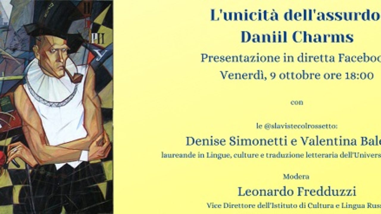 L'unicità dell'assurdo: Daniil Charms", se ne parla online: ecco