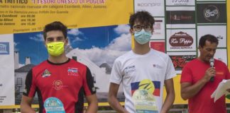 Pedale Rossoblu 26092020 Francesco Menghini alle premiazioni (maglia bianca)