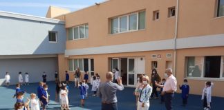 Scuola Lorenzo Lotto dir. Bracalente Ass. Soccio e Sindaco Bravi