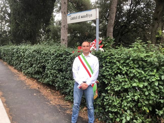 assessore Paolo Renna in via Vittime di nassiriya