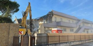 San Severino, sisma: demolizione dell’edificio di viale Della Resistenza