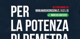 Macerata, “Per la potenza di Demetra”: lezioni-spettacolo di Cesare Catà