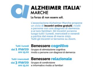 Ancona, al via ciclo incontri per malati Alzheimer e familiari Alzheimer Italia- Marche