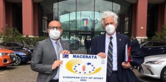 Macerata Città Europea dello Sport 2022: cerimonia di premiazione al CONI