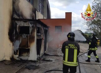 Corinaldo, incendio cabina elettrica all’esterno del Palazzetto dello Sport