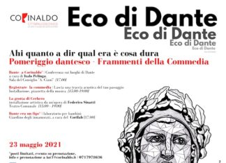 Corinaldo, “Eco di Dante”: il 23 maggio 2021 ultimo appuntamento