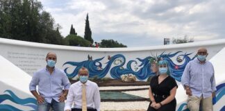 Pesaro, inaugurato il murale del parco Miralfiore