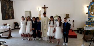 Muccia festeggia la Prima Comunione di 7 bambini