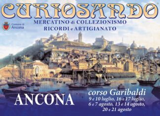 Ancona, “Curiosando”: il 9 e 10 luglio il mercatino in corso Garibaldi