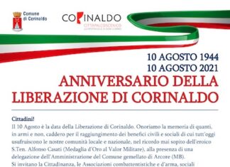 Anniversario della Liberazione di Corinaldo, oggi la cerimonia
