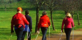 San Severino Marche, corso gratuito di base di Nordic Walking