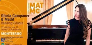 Montefano, MATMC: domani ‘Reading Chopin’ con Gloria Campaner