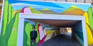 Pesaro, la street art di Blitz colora il sottopasso di via Canale