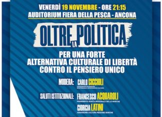Ancona, “Oltre la Politica”: domani l’incontro promosso da Fratelli d’Italia