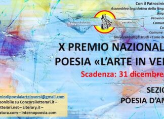 Jesi, Premio Nazionale di Poesia “L’arte in versi”: fino al 31 dicembre le iscrizioni