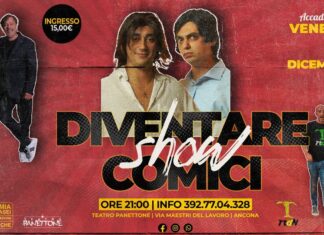 “Diventare Comici Show”, domani al Teatro Panettone di Ancona