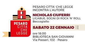 Pesaro Città che Legge incontra Nicholas Ciuferri