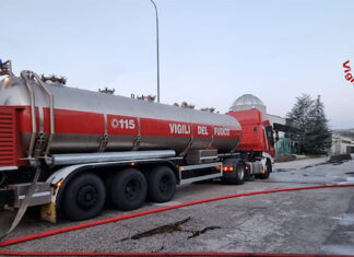 Ancona, Vigili del Fuoco in azione in varie località vigili del fuoco ancona