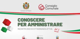 Pesaro, il 15 e il 29 settembre le lezioni di “Conoscere per amministrare”