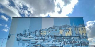 Inaugurata l’opera urbana dedicata a Pesaro nella nuova sede Teknowool