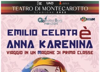 “Emilio Celata è Anna Karenina”, il 3 aprile a Montecarotto