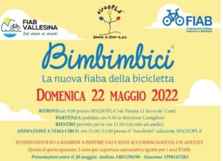 Bimbimbici, FIAB Vallesina presenta l’edizione 2022