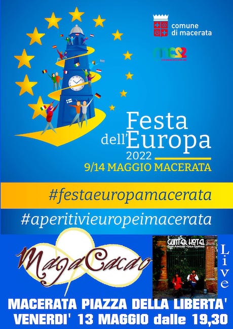 Día de Europa 2022, del 9 al 15 de mayo de 2022 en Macerata