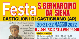 La Festa di San Bernardino a Castignano dal 20 al 22 maggio