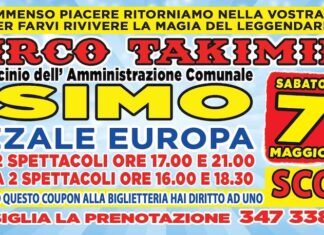 Il Circo Takimiri a Osimo il 7 e 8 maggio