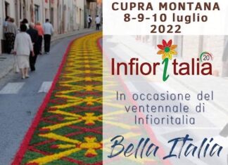 “Bella Italia”: dall’8 al 10 luglio gli Infioratori al lavoro a Cupramontana