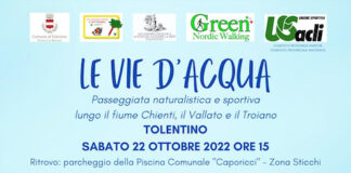 Tolentino, il 22 ottobre passeggiata naturalistica e sportiva