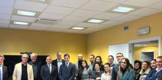 Macerata, Acquaroli visita la sede dell’Ufficio speciale per la ricostruzione