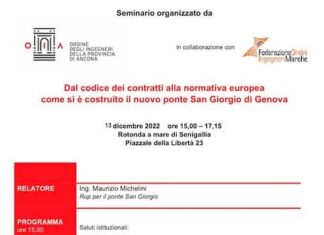 Conservare il territorio al sicuro: se ne parla a Senigallia il 13 dicembre
