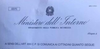 Macerata, volantino firmato Ministero dell’Interno affisso sulle case: attenzione è una truffa