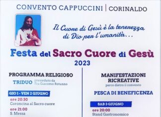 “Festa del Sacro Cuore” a Corinaldo: dal primo al 4 Giugno 2023