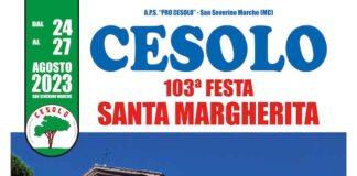 San Severino, feste a Cesolo: domani la processione con l’urna di Santa Margherita