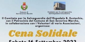 San Severino, cena solidale per l’acquisto di poltrone elettriche per Oncologia
