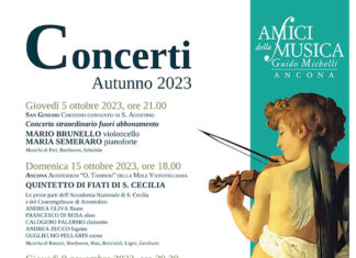 Ancona, ecco la Stagione Concertistica Autunnale degli Amici della Musica