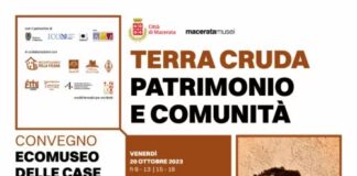 A Macerata il 20 ottobre il Convegno “Terra cruda patrimonio e comunità”