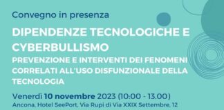 Ancona, convegno sulle “Dipendenze tecnologiche e il cyberbullismo”