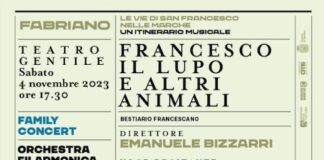 A Fabriano Family Concert Francesco, il lupo e altri animali con la FORM