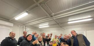 San Severino, cena di fine anno del gruppo comunale di Protezione Civile