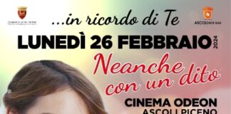 Ascoli, “Neanche con un dito”: una giornata in ricordo di Aurora Stella