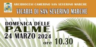 San Severino, Domenica delle Palme: celebrazione eucaristica in piazza Del Popolo