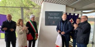 Macerata, cerimonia di intitolazione dell’Helvia Recina a Pino Brizi