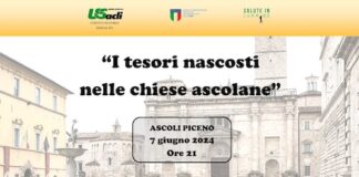“I tesori nascosti nelle chiese ascolane”, il 7 giugno l’iniziativa U.S. Acli